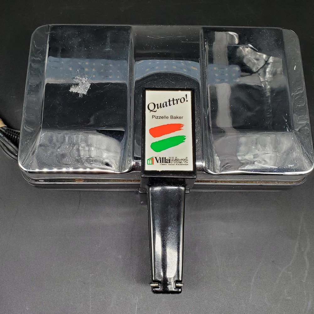 Pizzelle maker Villaware Quattro! Baker Cookie Maker Model 3850